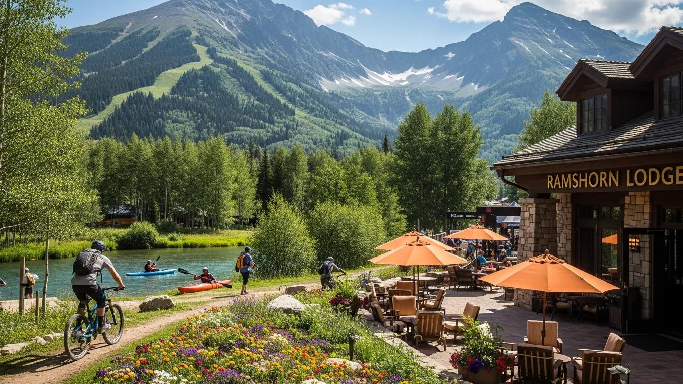 Ramshorn Lodge situated near the stunning Vail mountains during the GoPro Mountain Games